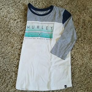 Hurley womens baseball tshirt